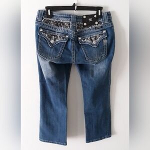 Miss Me Capri Embellished Jeans 28